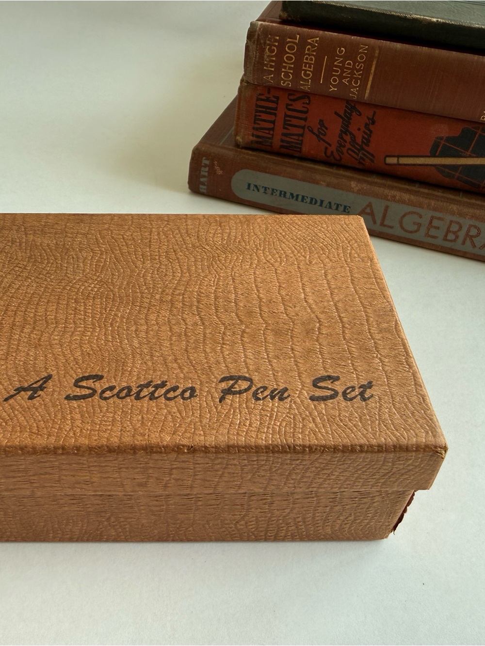 Vintage Scotto Onyx Pen Set | Original Box